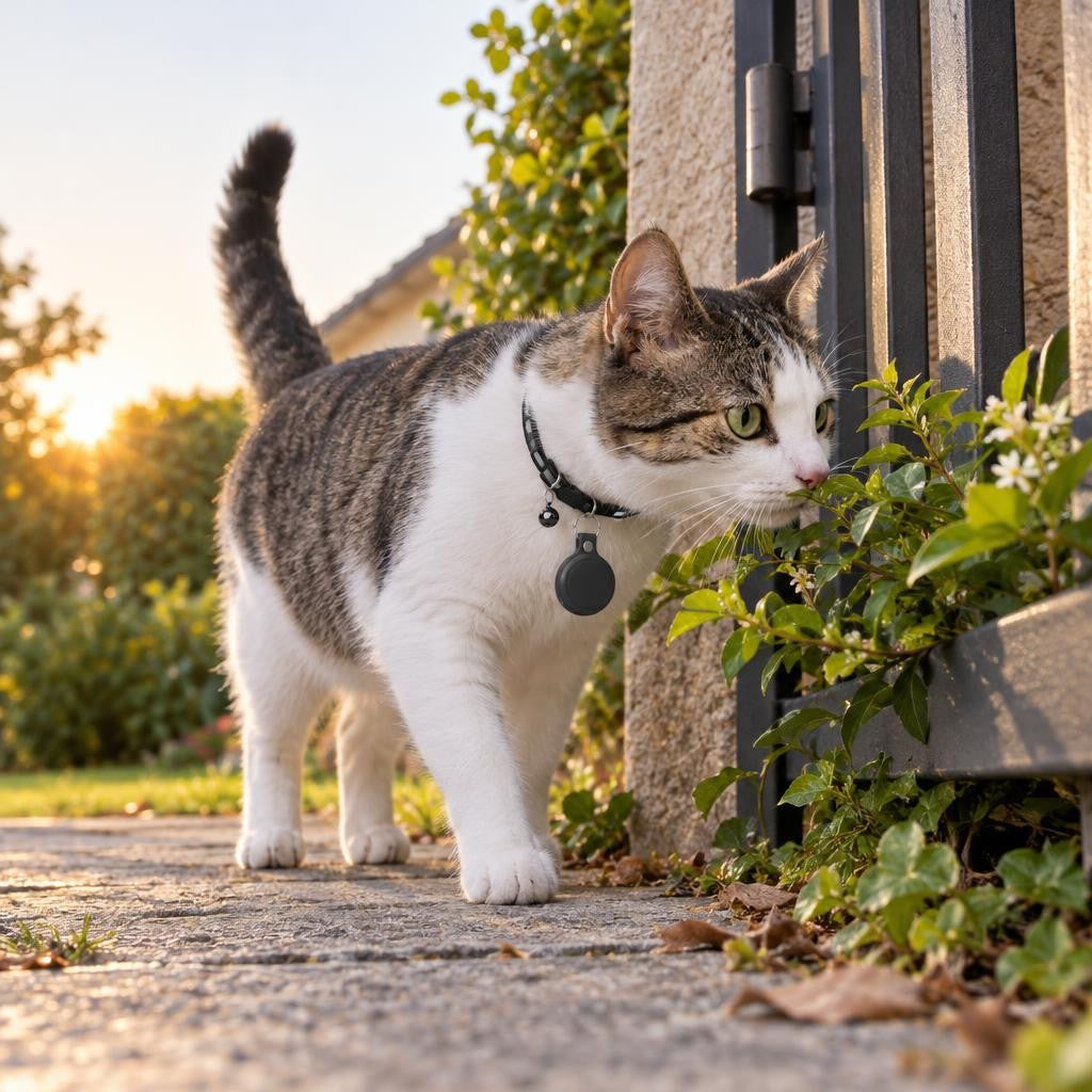 Collier pour chat avec porte-AirTag
